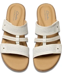 Clarks Collection Women's Elizabelle Ave Slip-On Flat Sandals