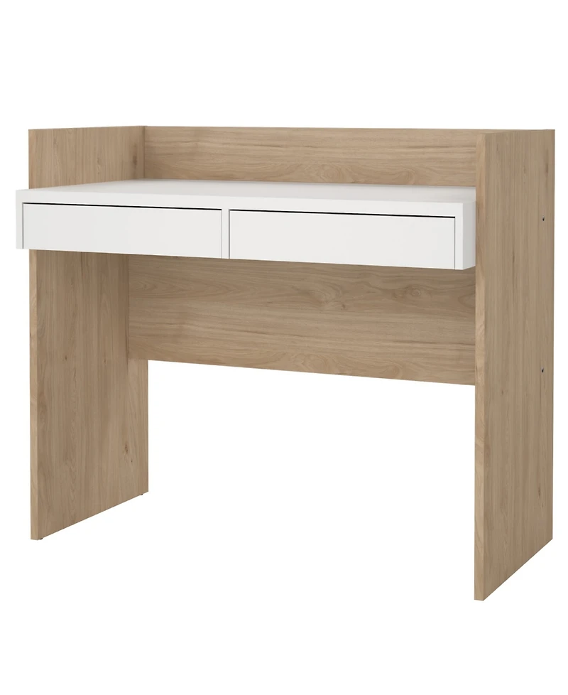Tvilum 35" Wood 2 Storage Drawer Home Office Writing Desk