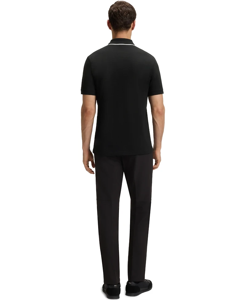 Boss by Hugo Men's Quick-Dry Stretch Cotton Slim-Fit Polo Shirt