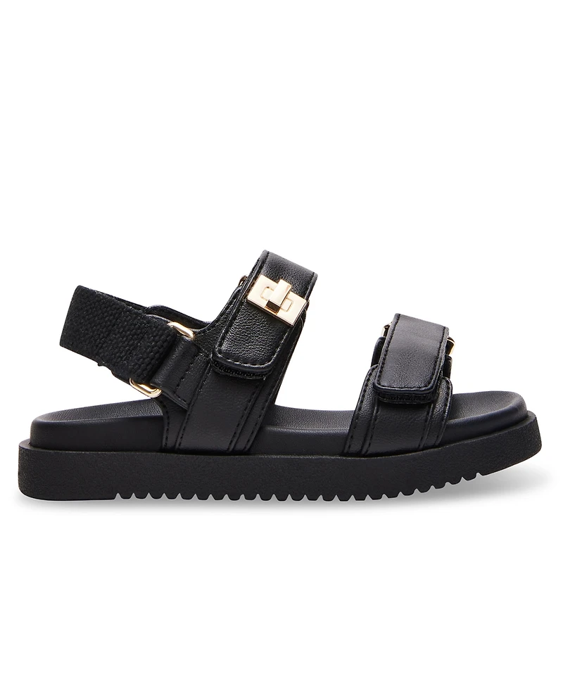 Steve Madden Toddler and Little Girls T-Mona Footbed Sandals