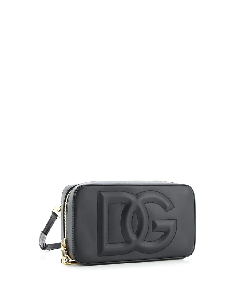 Pre-Owned Dolce & Gabbana Small Dg Logo Camera Bag Leather
