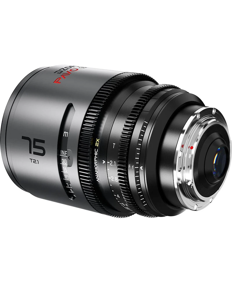 Dzofilm DZOFilm Pavo 75mm T2.1 2x Anamorphic Prime Lens for Pl/Ef Mount, Neutral Coating (Feet)