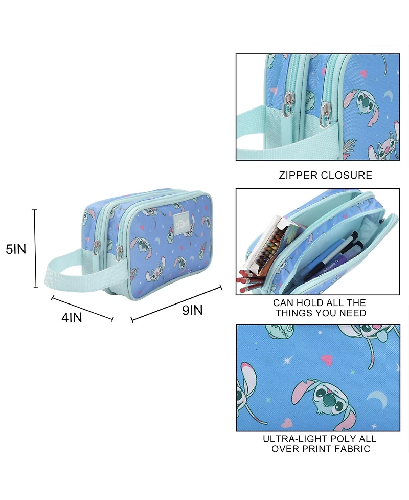 Disney's Stitch Dual-Compartment Utility Case With Webbing Pull Handle