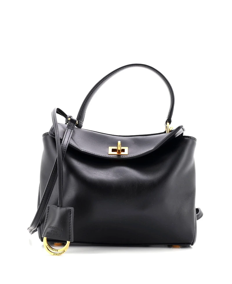 Pre-Owned Balenciaga Mini Rodeo Shoulder Bag Leather