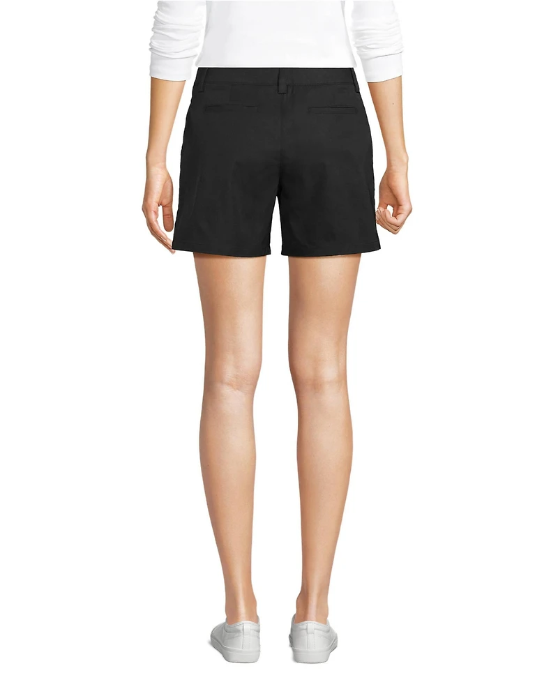 Lands' End School Uniform Women's Active Performance 7" Chino Shorts