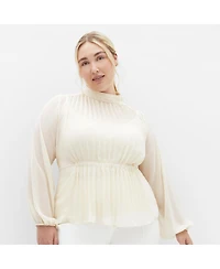 City Chic Plus Cross Lane Shirt