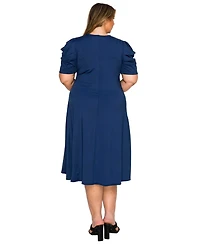 L I V D Plus Aleyna Flare Dress