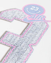 Jordan Big Girls Blue Jeans and Bling T-Shirt