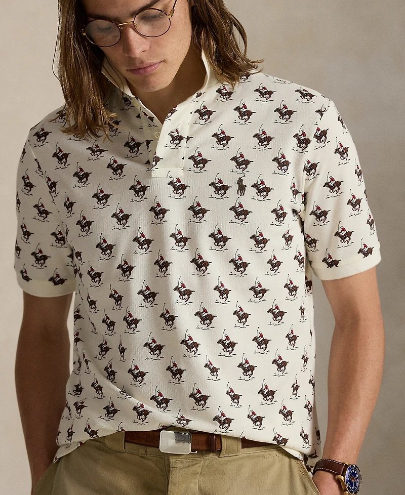 Polo Ralph Lauren Men's Classic-Fit Equestrian Mesh Shirt