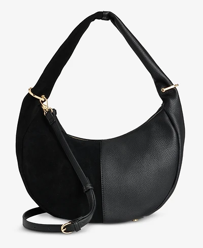On 34th Harlowwe Small Suede Hobo Bag, Exclusively at Macy's