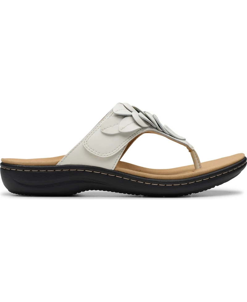 Clarks Collection Women's Laurieann Palm Flip-Flop Sandals