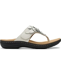 Clarks Collection Women's Laurieann Palm Flip-Flop Sandals