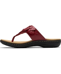 Clarks Collection Women's Laurieann Palm Flip-Flop Sandals