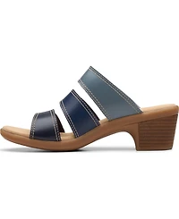 Clarks Collection Women's Emily2 Adella Block Heel Sandals