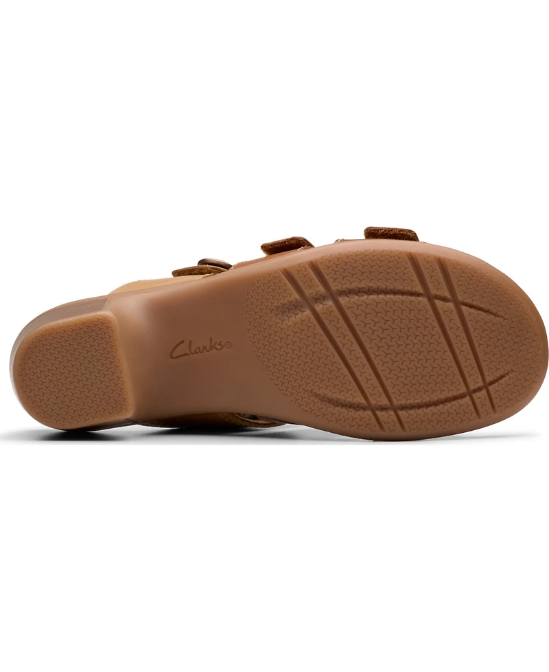 Clarks Collection Women's Emily2 Adella Block Heel Sandals