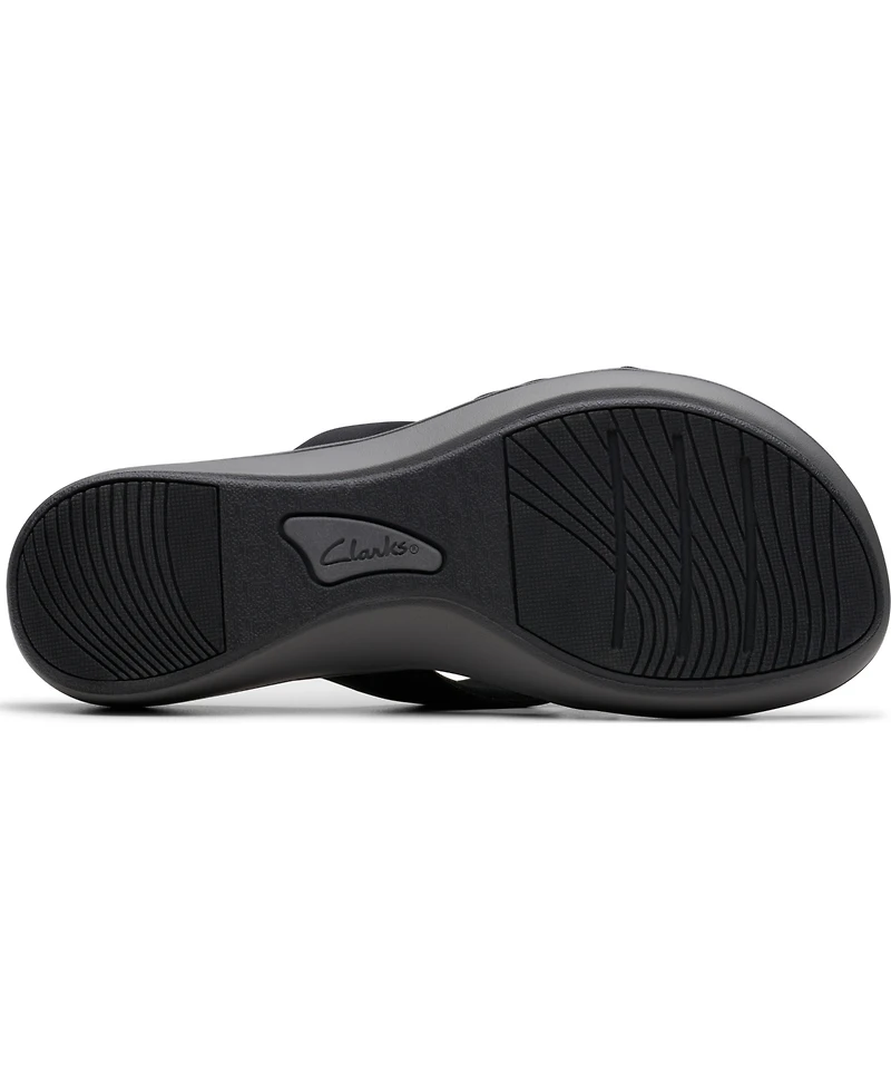 Clarks Cloudsteppers Women's Breeze Rae Cam Slip-On Flat Sandals