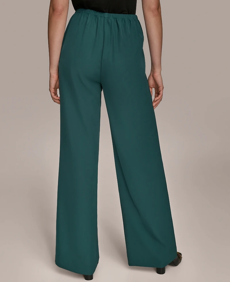Donna Karan New York Women's Wide-Leg Pull-On Pants