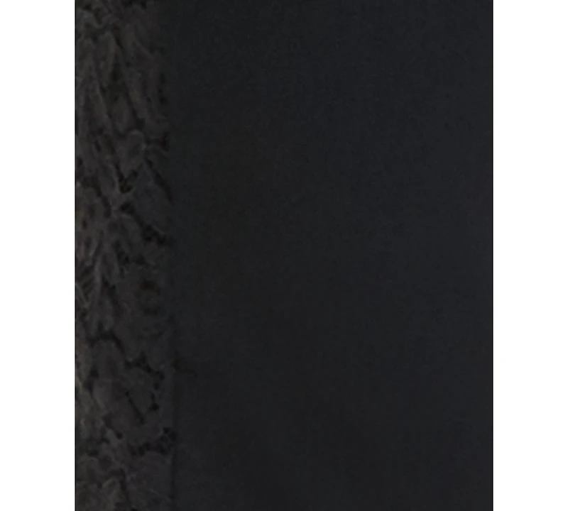 Jm Collection Women's Side Lace-Trim Capri Pants, Exclusively at Macy's