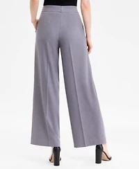 Tahari Asl Women's Bi-Stretch Wide-Leg Pants