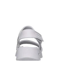 Skechers Women's Foamies: Arch Fit Footsteps - Elegance Platform Sandals from Finish Line