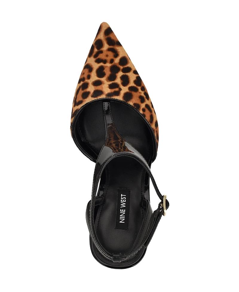 Nine West Women's Fiesta T-Strap Stiletto Pumps