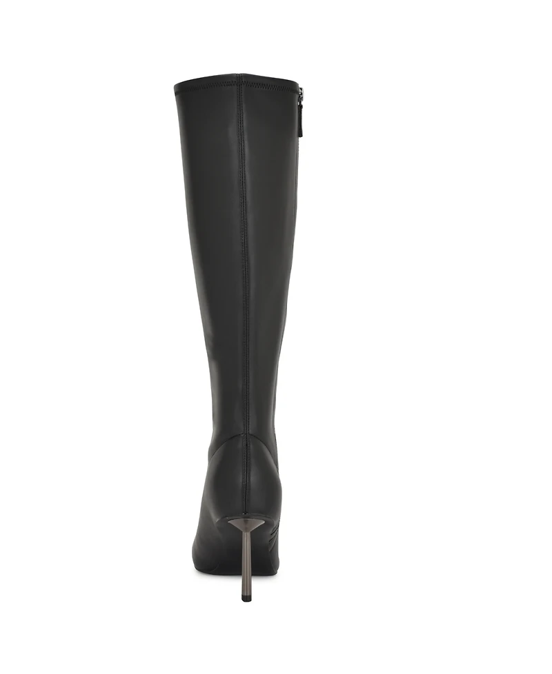 Nine West Women's Derand Tall Pointy Toe Stiletto Boots