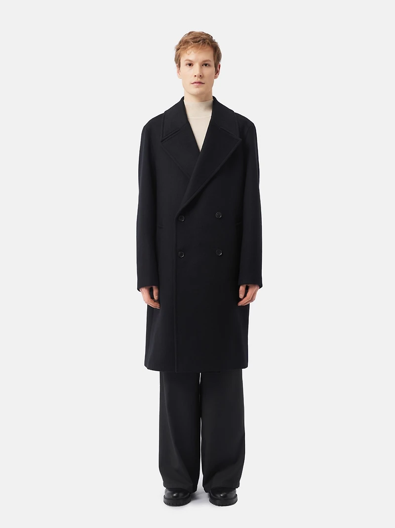 Gobi Cashmere Men's Double-Breasted Cashmere Coat for Men