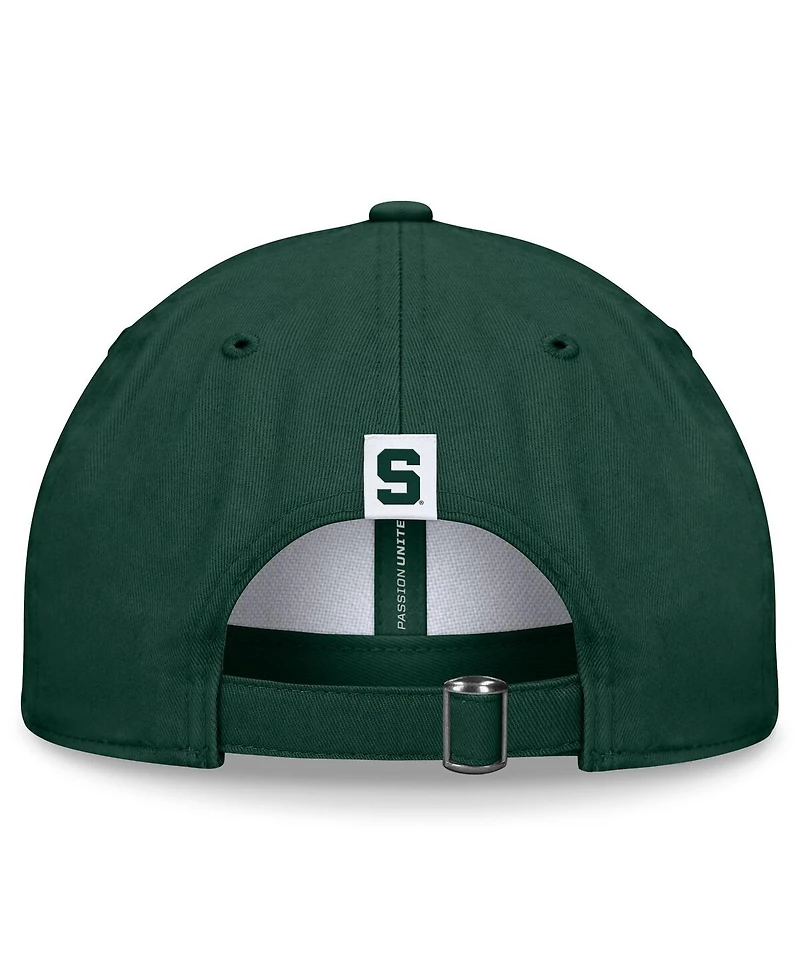 Top of the World Men's White/Green Michigan State Spartans Heritage Weston Adjustable Hat
