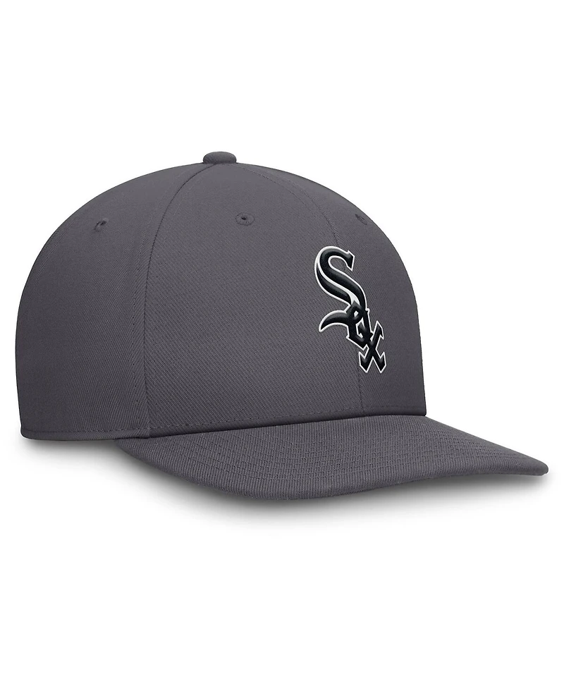 Nike Men's Gray Chicago White Sox Pro Performance Snapback Hat