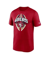 Nike Men's Scarlet San Francisco 49ers Big Tall Primetime Legend Icon Performance T-Shirt