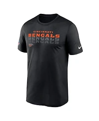 Nike Men's Black Cincinnati Bengals Sideline Legend Performance T-Shirt