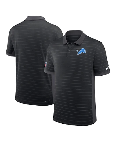 Nike Men's Detroit Lions Sideline Victory Stripe Performance Polo Shirt