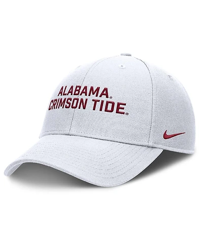 Nike Men's White Alabama Crimson Tide Rise Practice Adjustable Hat