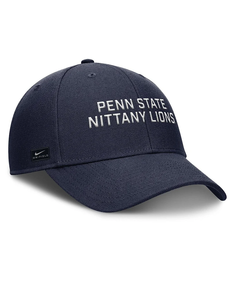 Nike Men's Navy Penn State Nittany Lions Rise Practice Adjustable Hat