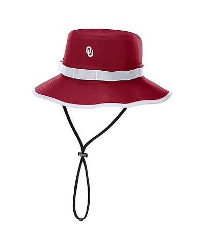 Nike Men's Crimson Oklahoma Sooners 2025 Sideline Apex Boonie Performance Bucket Hat
