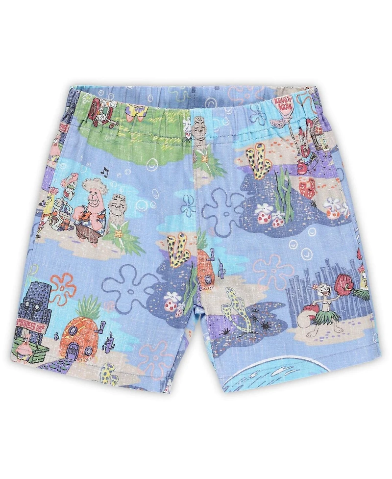 Reyn Spooner Toddler Blue SpongeBob SquarePants Cabana Set