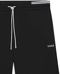 Boss by Hugo Men's Cotton-Blend Stripe Detail Shorts