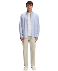 Boss by Hugo Men's Stretch-Cotton Dobby Regular-Fit Shirt