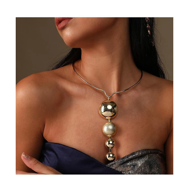Sohi Balldrop Statement Necklace