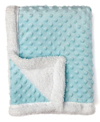 3 Stories Trading Baby Mode Signature Infant Popcorn Mink Sherpa Blanket
