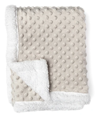 3 Stories Trading Baby Mode Signature Infant Popcorn Mink Sherpa Blanket
