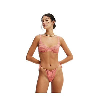 Cotton On Women's Underwire Balconette Bikini Top