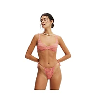 Cotton On Women's Underwire Balconette Bikini Top