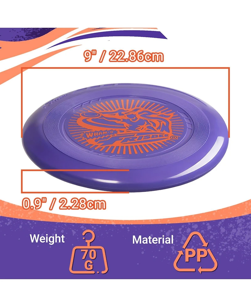 Wham-o Frisbee Go Flying Disc, 9 Inch Lightweight Toy for Beginners Outdoor Game - 70g
