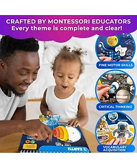 Quokka Montessori Busy Book for Toddlers 3-5 Years with Interactive Pages