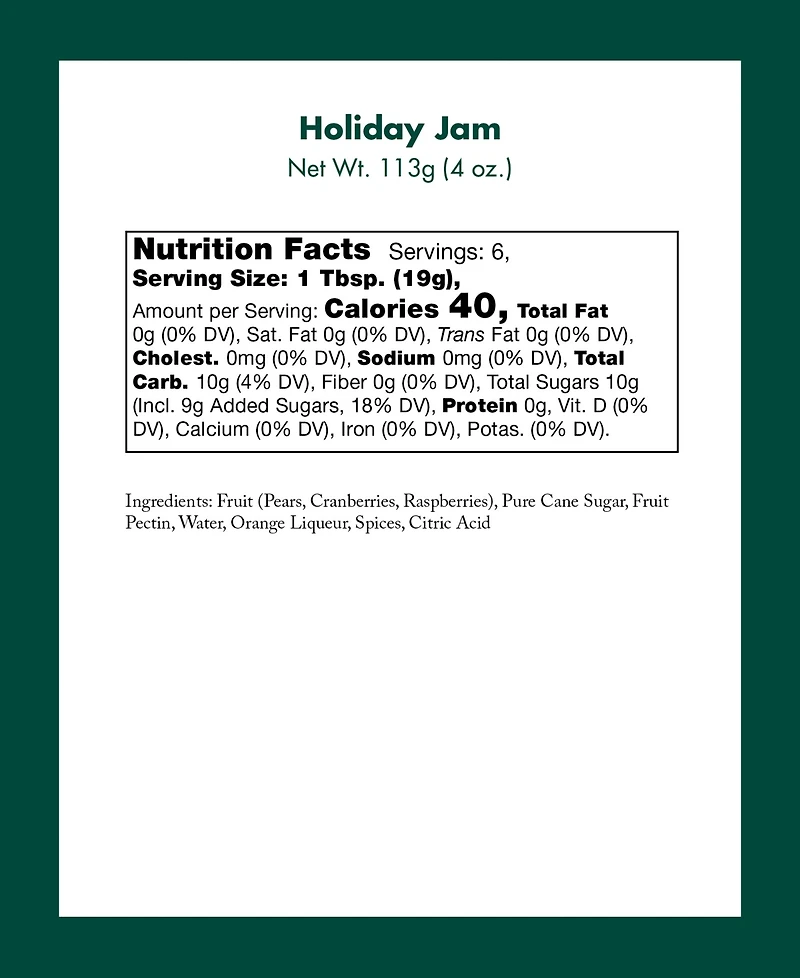 Stonewall Kitchen Holiday Sampler Collection Gift Box, 6 Piece Set