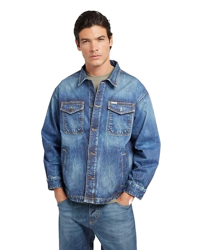 Guess Men's Billy Long-Sleeve Trucker Jacket