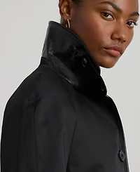 Lauren Ralph Women's Buttoned Maxi Trench Coat