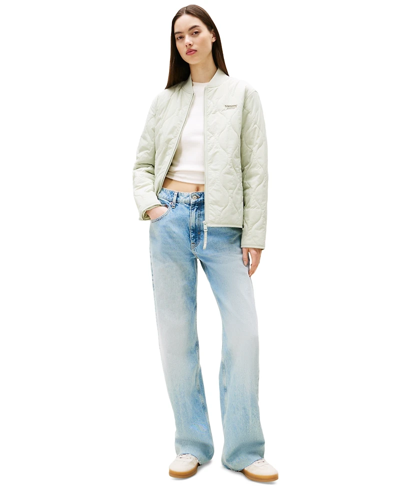 Tommy Jeans Women's Onion Quilt Logo Jacket