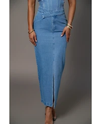 Jluxlabel Adana Denim Skirt